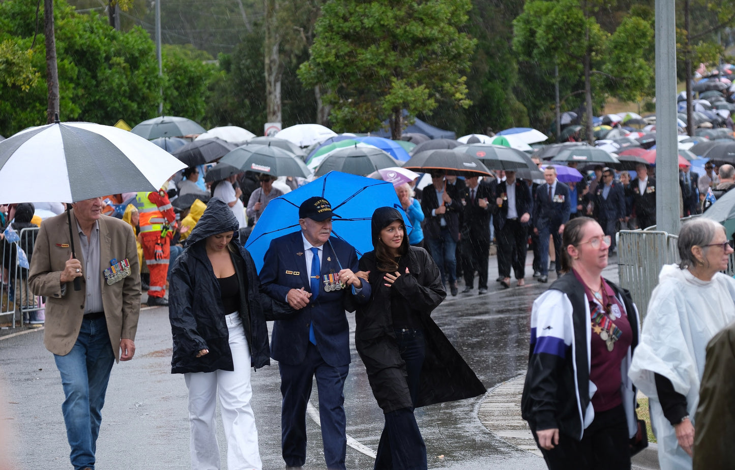 ANZAC Day morning parade – Cleveland, Queensland