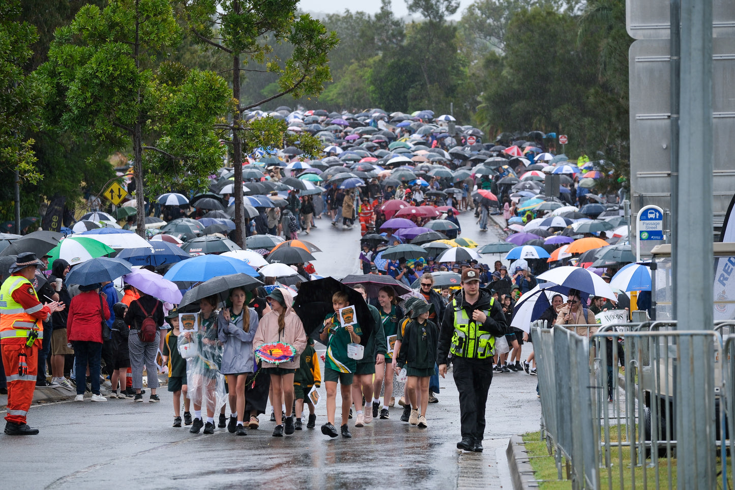 ANZAC Day morning parade – Cleveland, Queensland