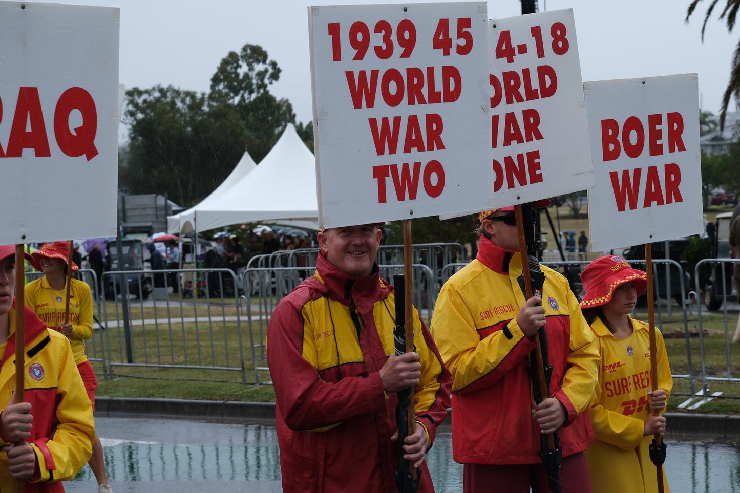 ANZAC Day morning parade – Cleveland, Queensland