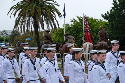 ANZAC Day morning parade – Cleveland, Queensland