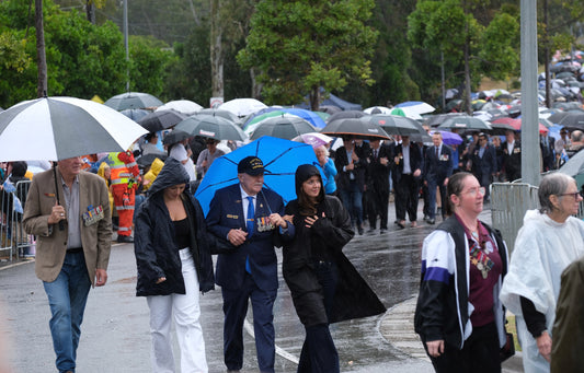 ANZAC Day morning parade – Cleveland, Queensland