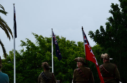 ANZAC Day morning parade – Cleveland, Queensland